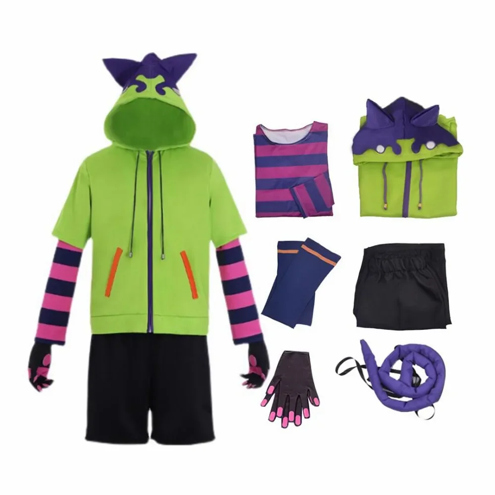 

Anime Sk8 The Infinity Miya Chinen Hoodie Cosplay Costume Uniform Set And Wig