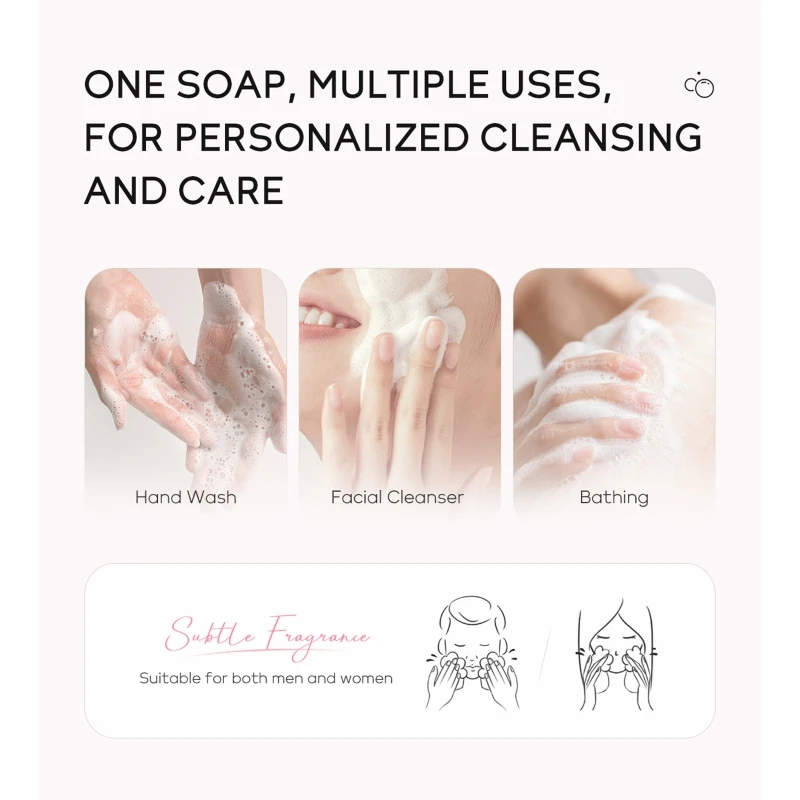 ธรรมชาติ Cherry Blossom สบู่สบู่ก้อน,สบู่ทำความสะอาดสบู่ผู้หญิง Man