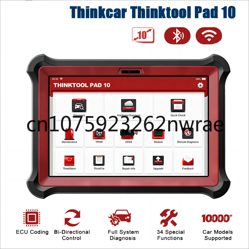 THINKTOOL pad 10 MASTER THINKCAR OBD2 scanning for volvo landrover audi bmw Porsche vehicles ecu coding gearbox programming tool