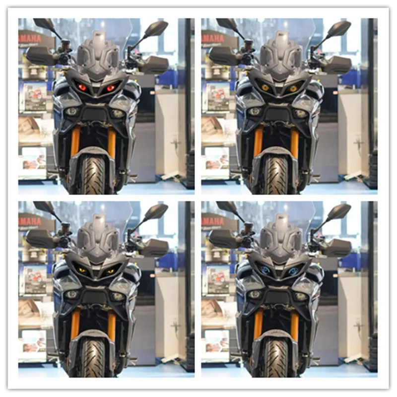 Motorcycle Headlight Guard Stickers Accessories For Tracer 9 GT Plus 2023 2024 Head Light Decals For Yamaha Tracer9 GT 9GT 2022