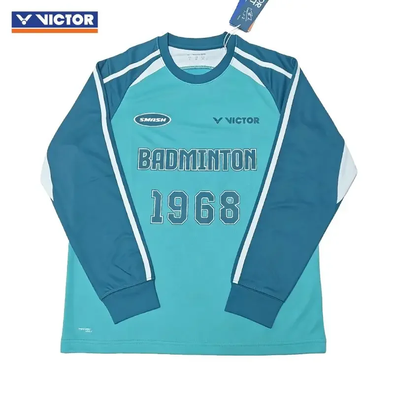 VICTOR Long Sleeve Training Shirt 2026 Perfect Dry Quick Dry Badminton Running