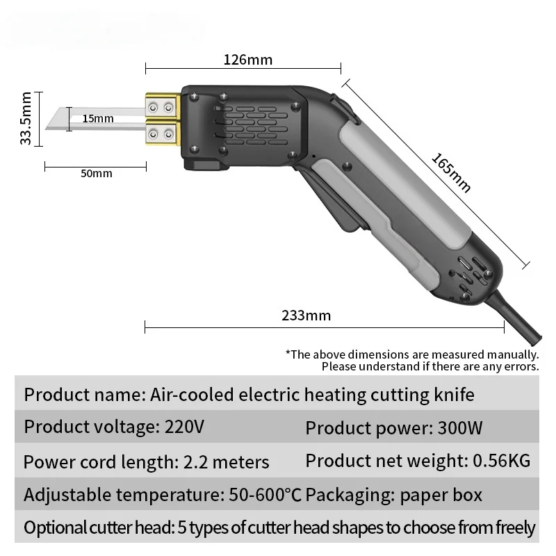 

Electrical hot knife Foam sponge cutter Plastic extruded board carving thermal melting knife master tool