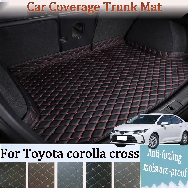 

Car Trunk Mat cargo liner For Toyota corolla cross 2021-2024 Car XPE Leather Waterproof, Anti Wrinkle Car mat Interior