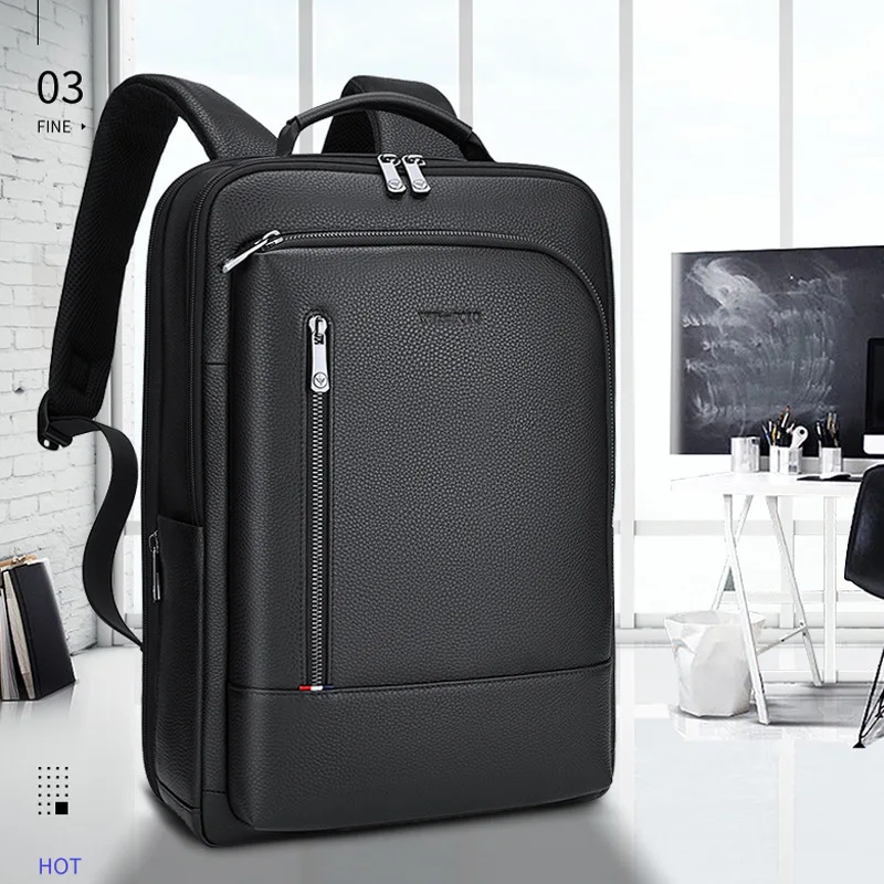 

Men's Backpack Cowhide Computer Bag Genuine Leather Top Layer Cowhide Men's Backpack Casual Travel Laptop Student School Bag