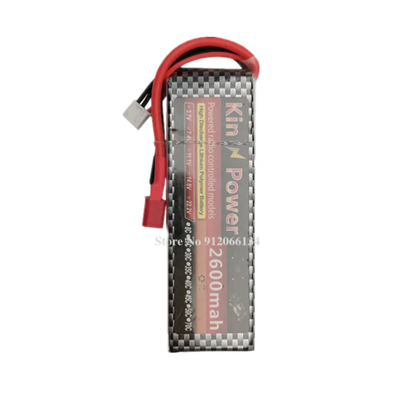 F19A 4WD High Speed Brushless Off-road Climbing Remote Control RC Car Truck Spare Parts Accessories 7.4V 2600mAh Battery