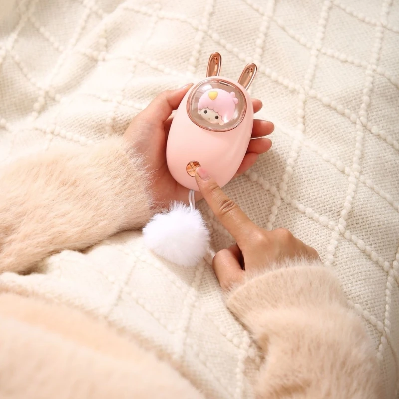 Перезаряжаемая грелка для рук, портативная электрическая грелка для рук с USB-подключением, многоразовая карманная грелка в для