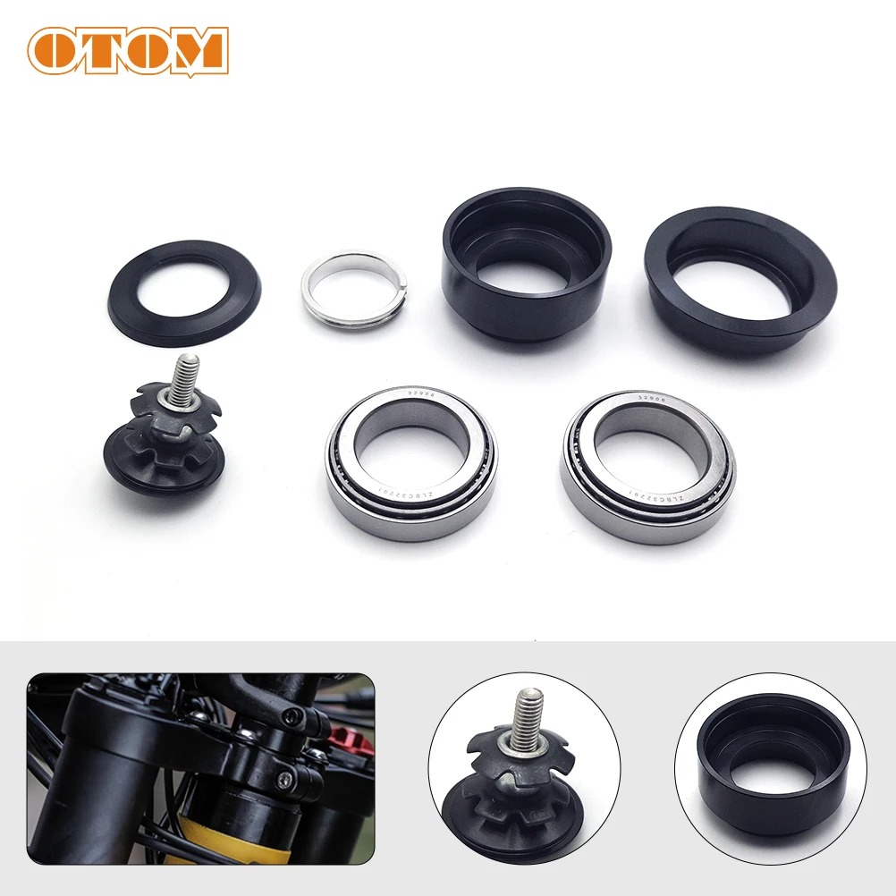 OTOM Electric Bike Bearing Version Kit Motorcycle Steering Column Tapered Roller Bearing Headset Set For SURRON Light Bee X S