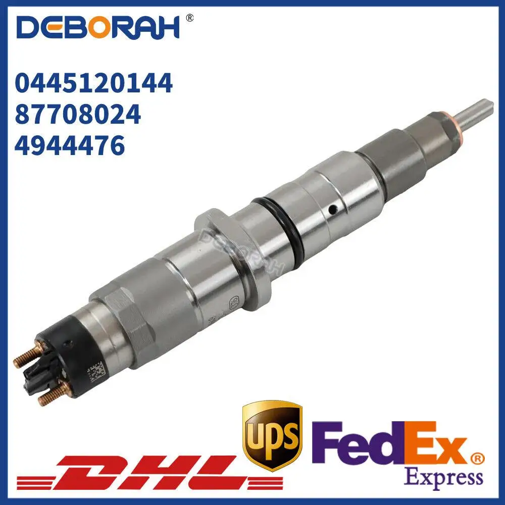 

Diesel Fuel Injector Common Rail Injector 0445120144 87708024 4944476 for CUMMINS ISL ISC 8.3