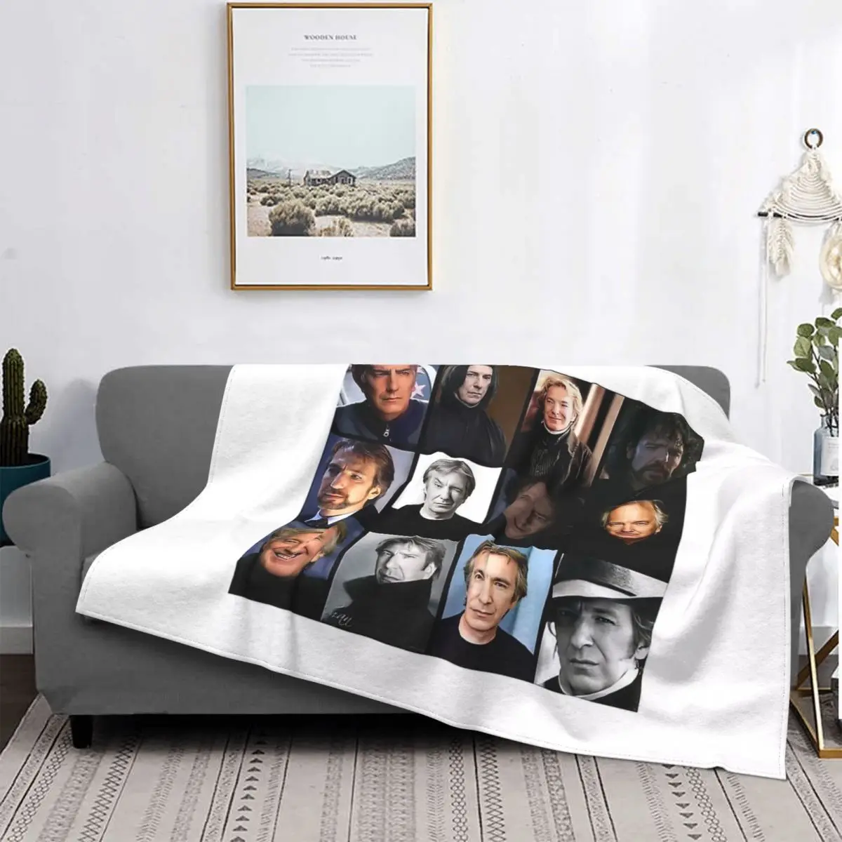 Alan Rickman An Ultra-Soft Micro Fleece Blanket