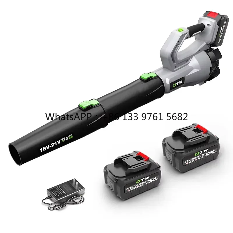 WSQ DTWA6-0008 Professional-Grade Cordless Leaf Blower High-Speed Copper-Core Motor Lithium-Ion Battery Lawn Care