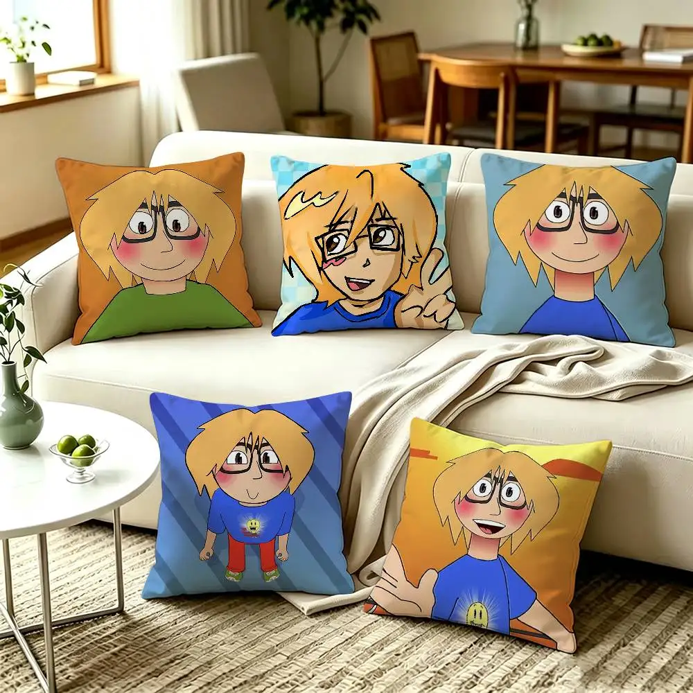 F-Fact A-Attack Adventures Facty Pillow Cover Sofa Cushion Cover Home Room Decoration Children Gift