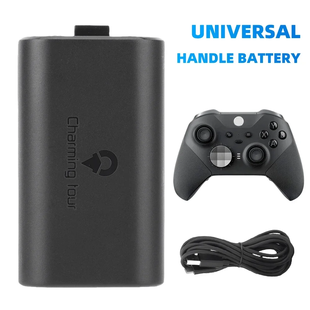 For Xbox One/SX/SS Wireless Controller 2000mAh Rechargeable Battery With Type-C Charging Cable Replacement Batteries Fit