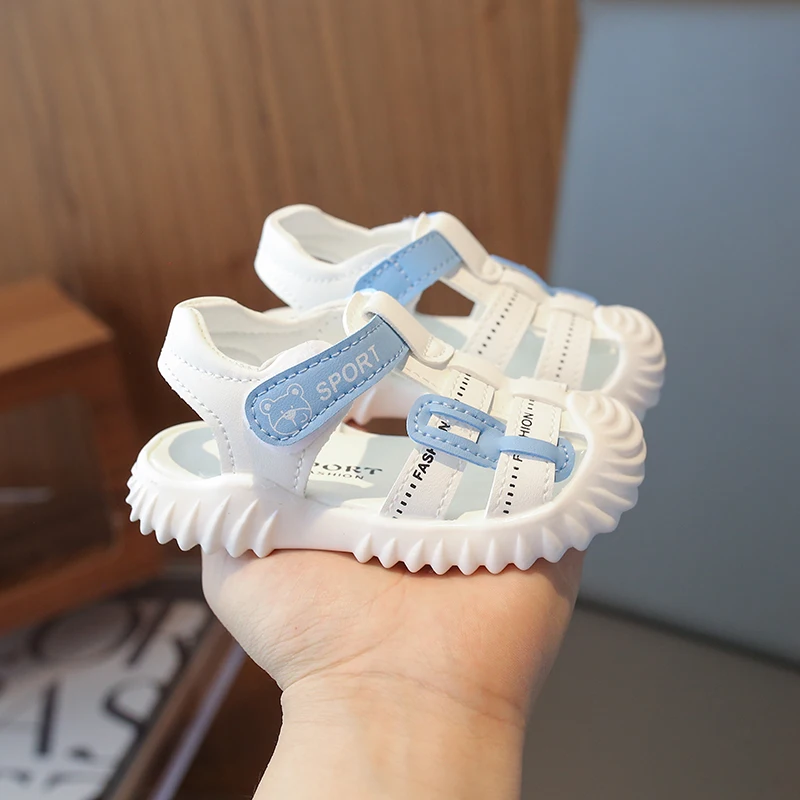 Skin-Friendly baby toddler sandals baby girl shoes kick proof boy shoes