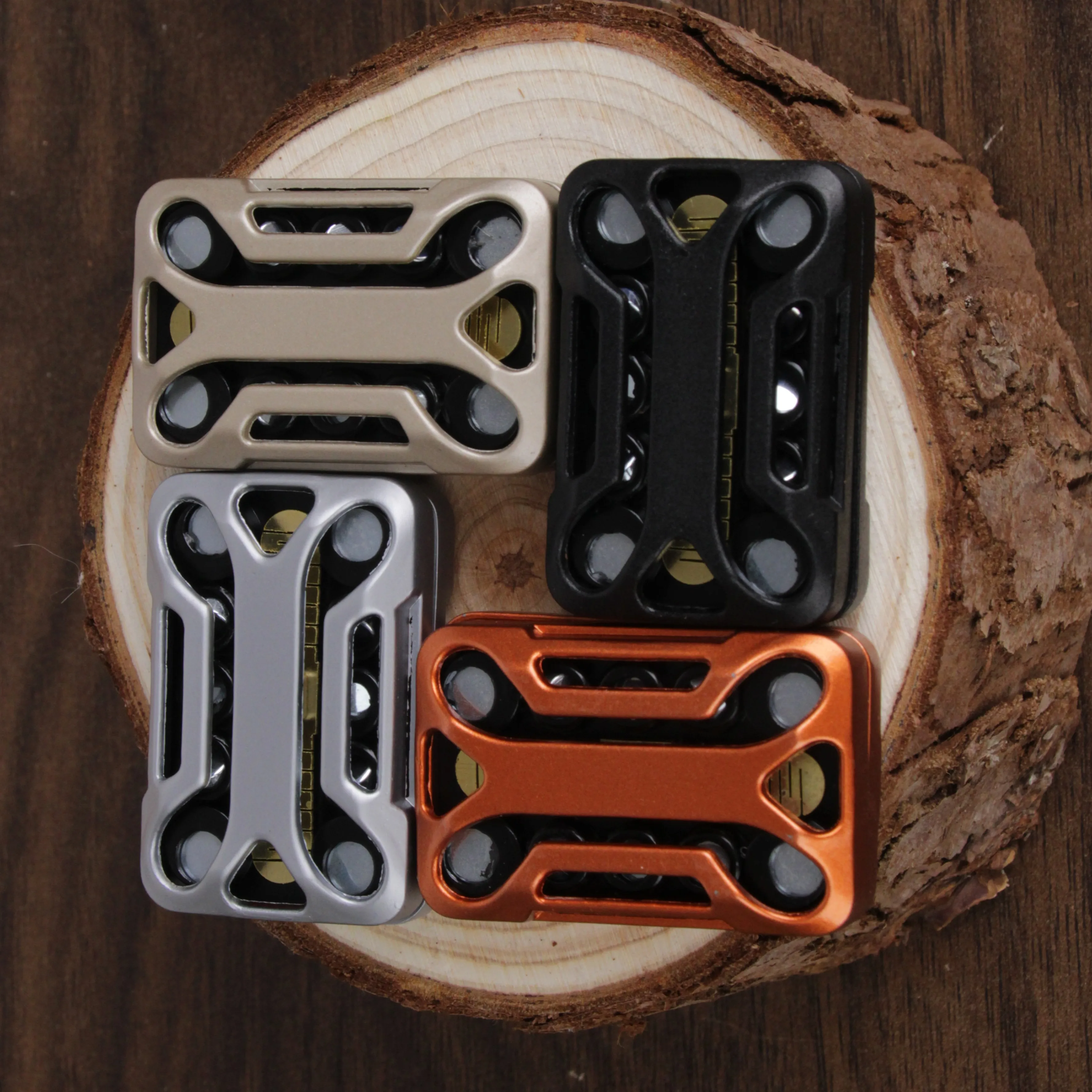 EDC Unbound Infinite Slider Magnetic Fidget Toy Metal Push Slider Sound Fork Fidget Slider Stress Relief Toy Gift for Men