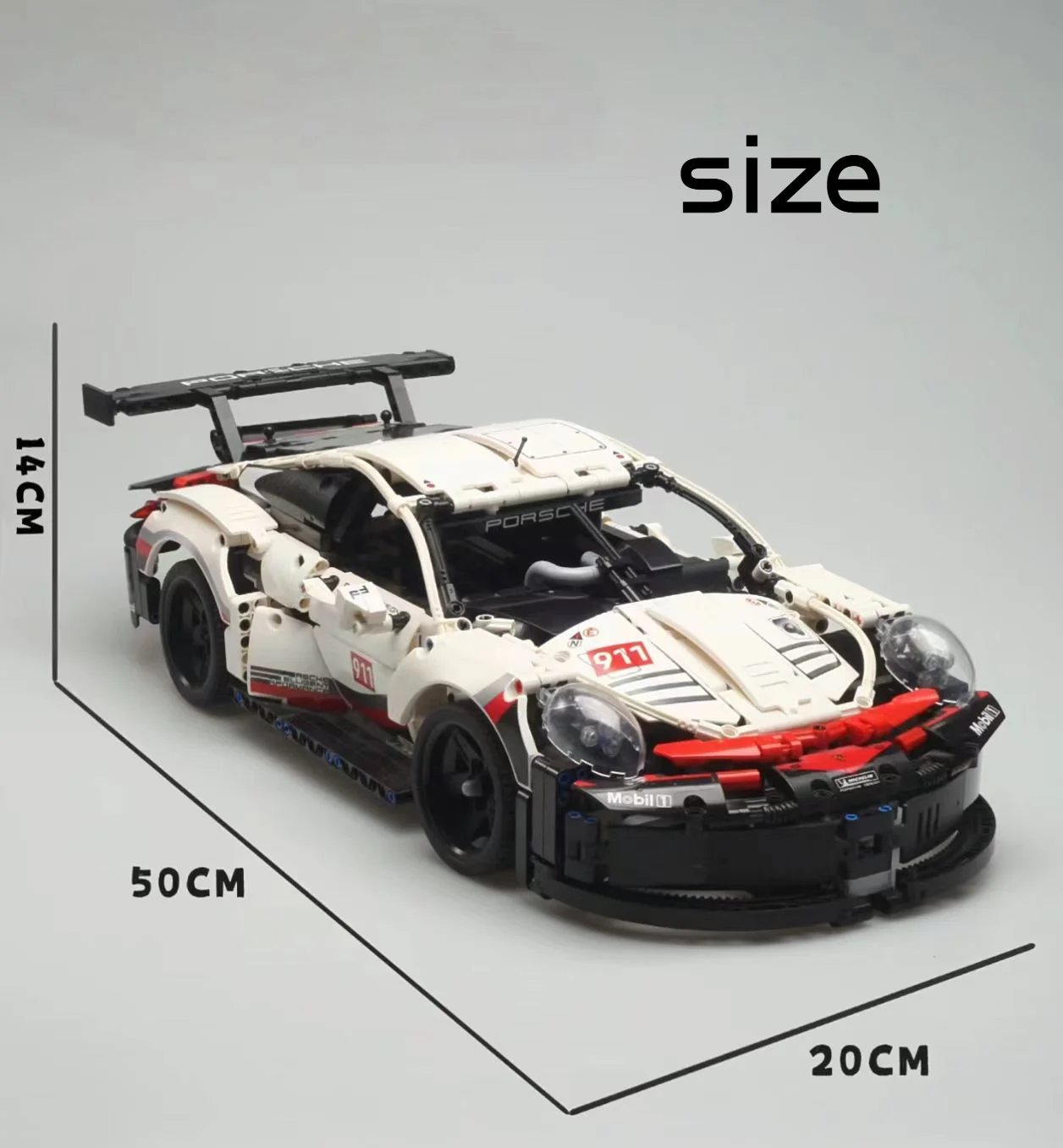 1630 PCS Porsche 911 RSR Car Compatible 42096 Bricks  DIY Toys Christmas Gifts Birthday Gifts dominoes Blocks Construction Toys