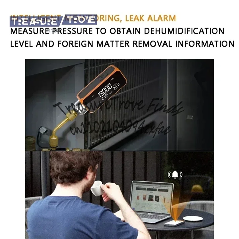 

ABKD VGW-Mini Vacuum For Gauge Micron Digital Micron Gauge Refrigeration Vacuum Tester Accurate Measurement