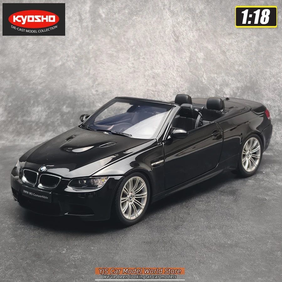 Kyosho Diecast Model 1:18 M3 E93M Open-top Versie, Inklapbare Versie Metalen Automodel Ornament Collectie Klassieke Auto