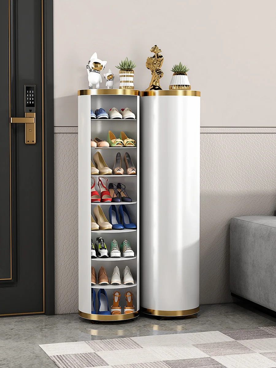 

Household door storage artifact ultra-thin e****mical large-capacity door-entry space-saving shoe rack