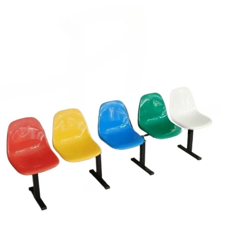 Plastic, basketball court rest, even row chairs, shopping mall waiting, outdoor rest chairs