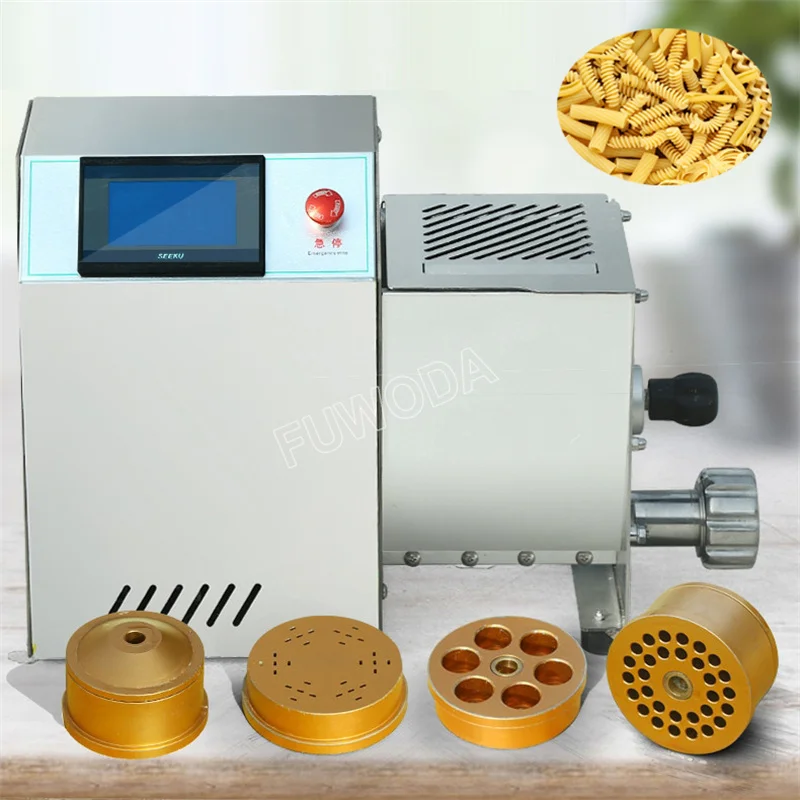 Electric Screw Pasta Extruder Making Machine Macaroni Spaghetti Process Machine Automatic Hollow Pasta Noddle Maker