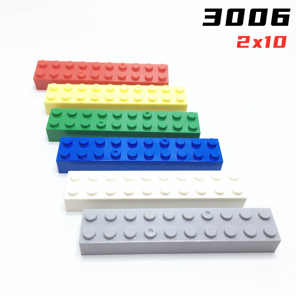 Rainbow Pig MOC Parts 3006 92538 Brick 2 x 10 Compatible Bricks DIY Assmble Building Blocks Particle Kid Puzzle Brain Toy Gift