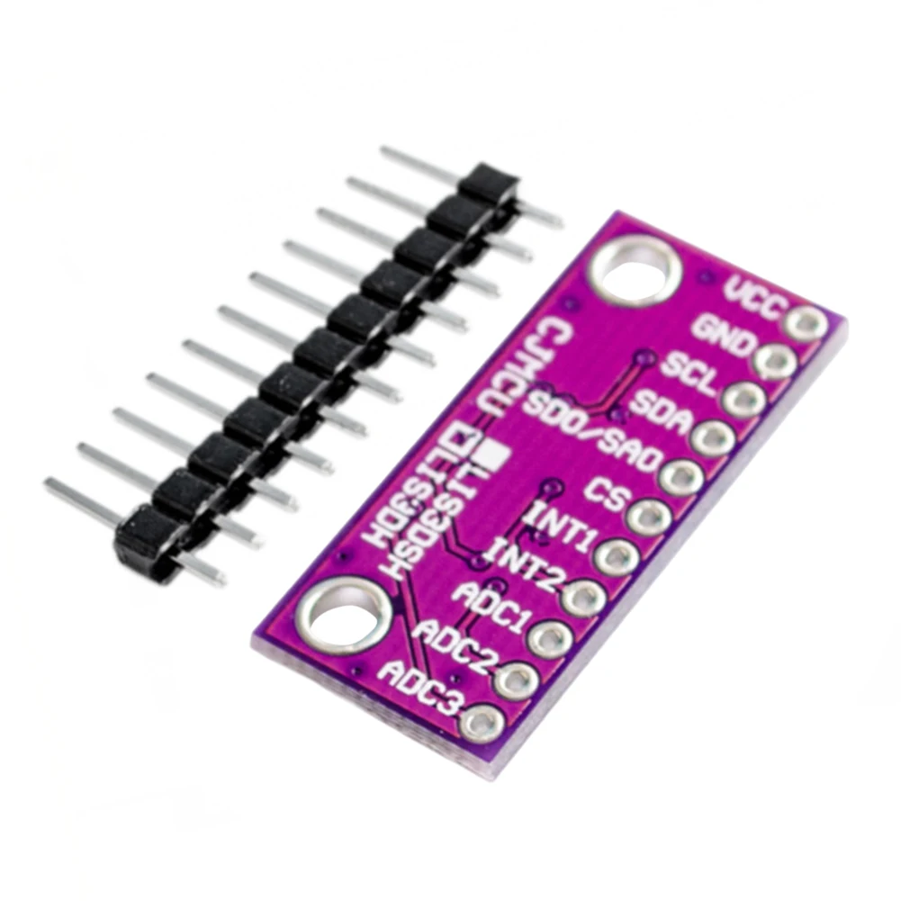 Módulo acelerômetro triaxial LIS3DSH Módulo acelerômetro de três eixos de alta resolução com autoteste integrado