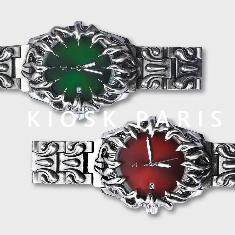 authentic-kiosk-irregular-watch-claw-alabaster-retro-future-y2k-european-and-american-high-end-ins