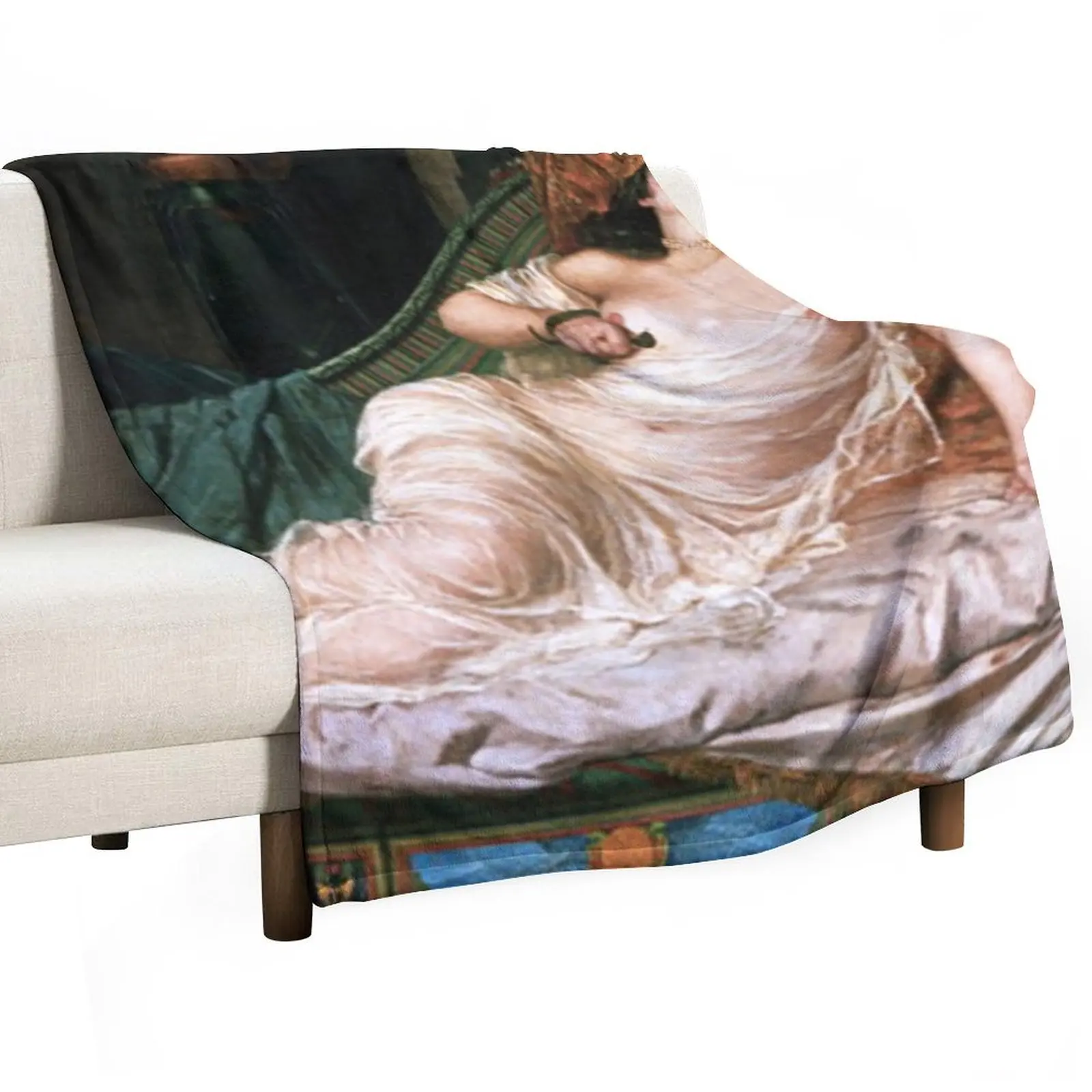 The Death of Cleopatra Throw Blanket manga Stuffeds Thins Decorative Beds Blankets