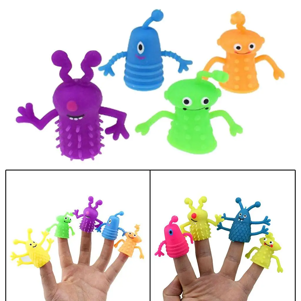 4-6pack 4Pcs Cute Lovely Finger Puppets Children Educational Party Birthday Toys