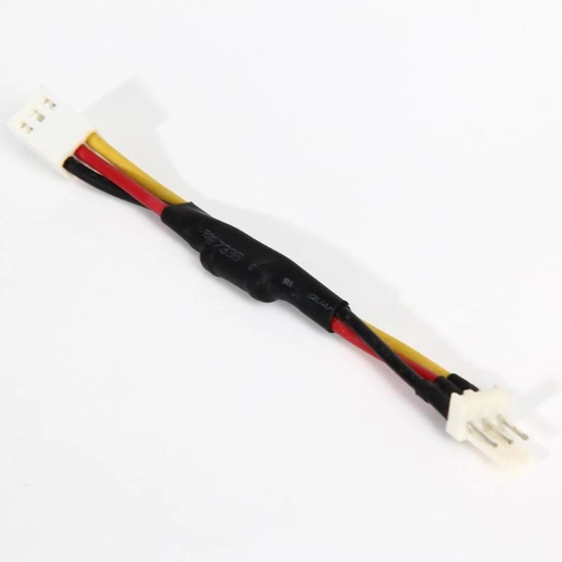 10PCS 3PIN Reduce PC Fan Speed Noise Extension Resistor Cable Wire 3 Pin Male To Female Connector For PC Fan