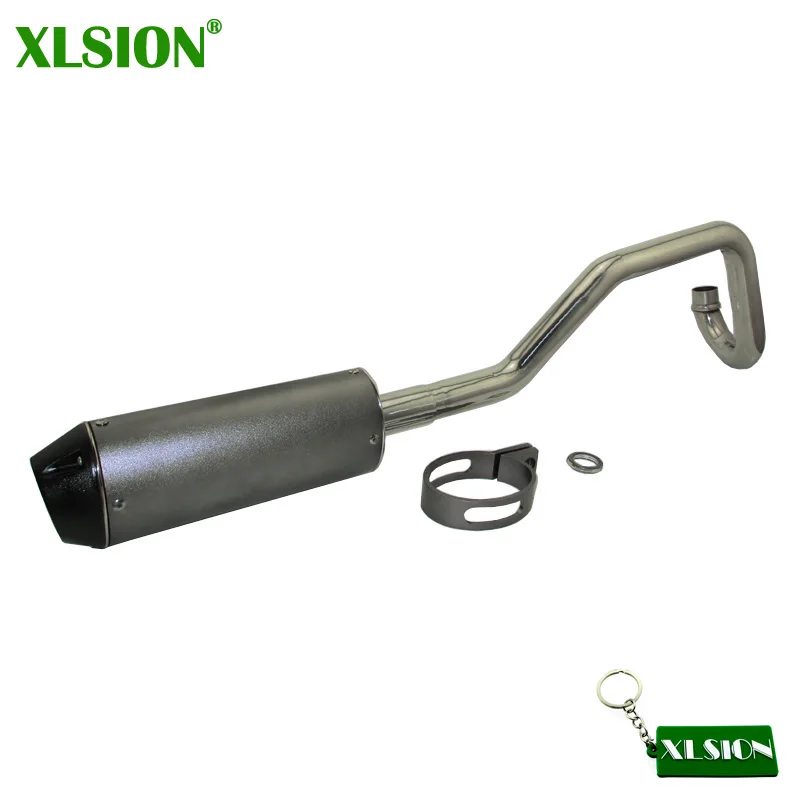 XLSION Exhaust Muffler Pipe For Honda 1978-1985 ATC70 All Years TRX70 Fourtrax ATV