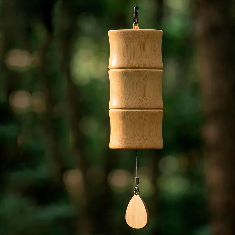 Bamboo-Shaped Outdoor Meditation Wind Chimes Indoor Hanging Healing Natures Melody Bamboo Wind Chimes C Tone Garden Wind Chimes