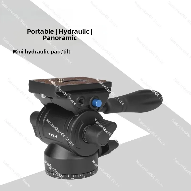 Suitable for Portable Mini Metal Hydraulic Damping Gimbal Tripod Micro SLR Camera Outdoor Panoramic Shooting