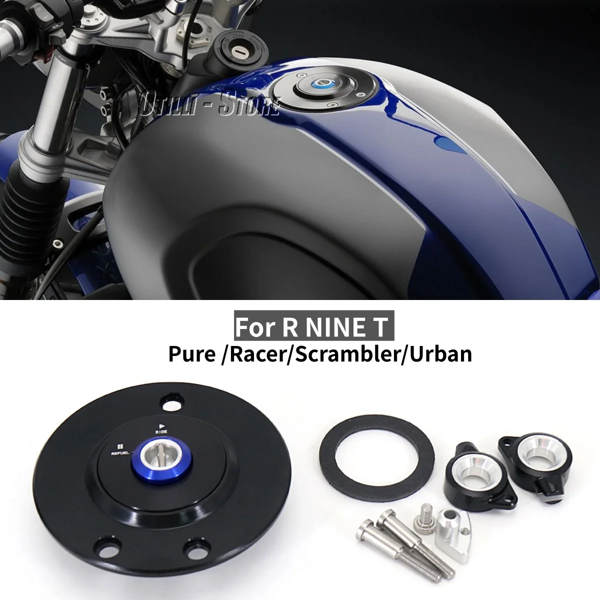 

Алюминиевая крышка топливного бака мотоцикла для BMW R NINE T Pure RNINET Scrambler R nineT Racer Rninet Urban G/S, крышки бензобака