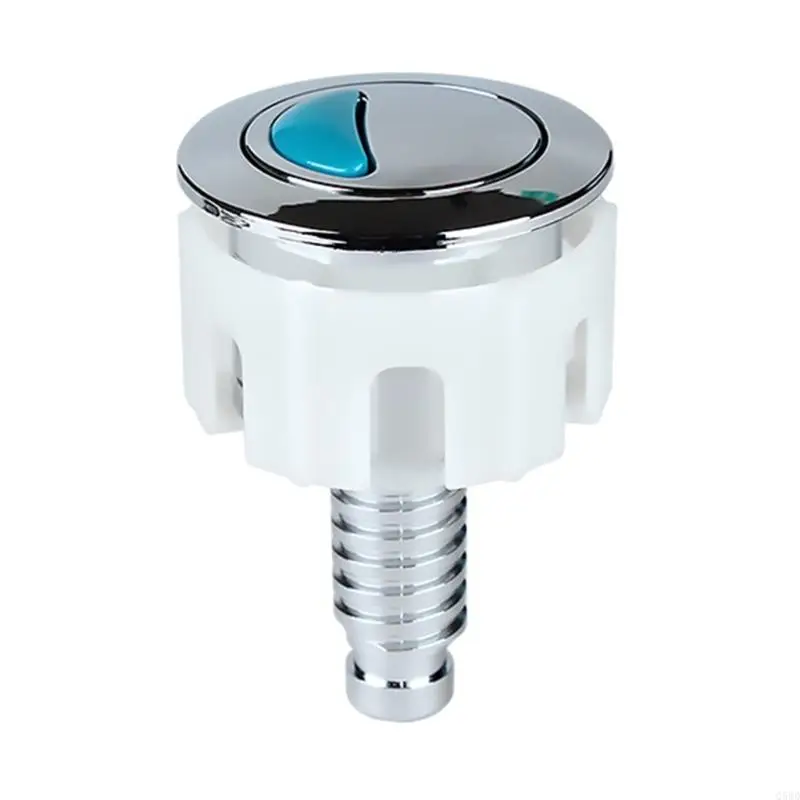 Q5WD Universal Dual Flush Toilet Water Tanks Button Round Toilet Push Dual Flush Buttons Bathroom Push Button Replace