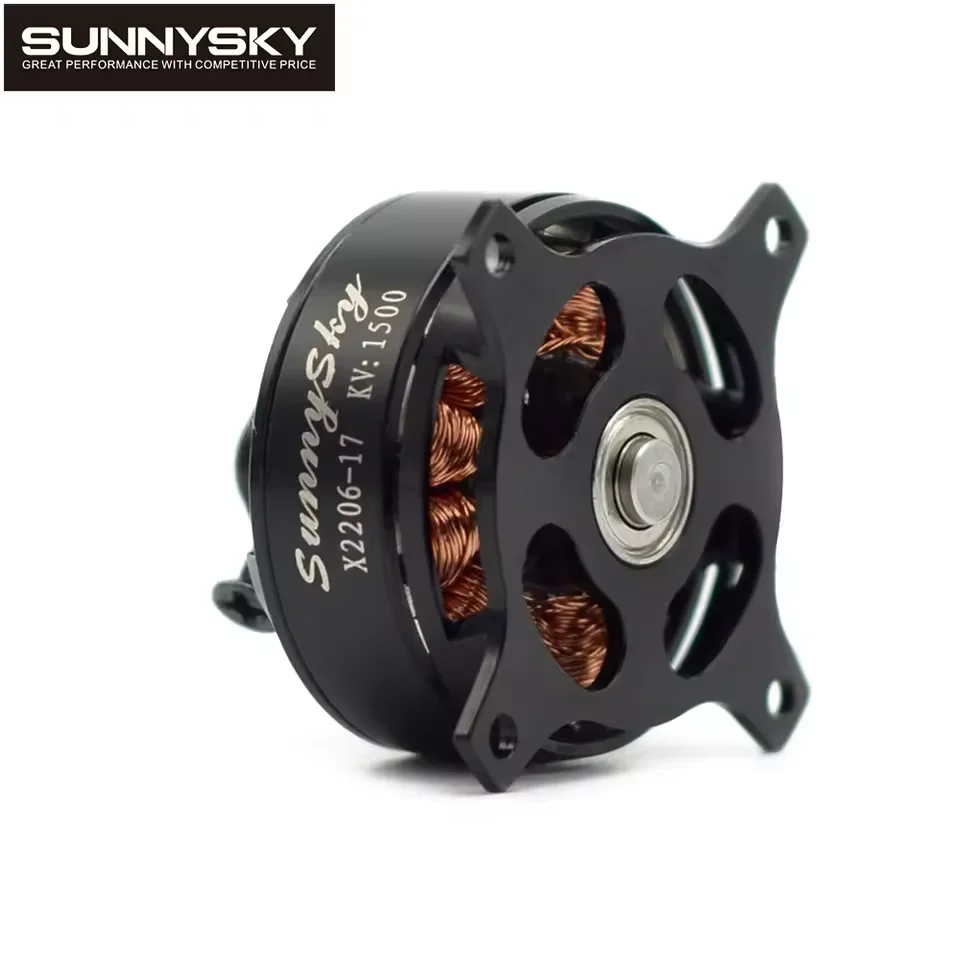 Sunnysky X2206 1500KV/1900KV 2-3S 3mm 샤프트 직경 아웃러너 브러시리스 모터 RC 에어로바틱스 비행기 멀티로터 쿼드콥터용