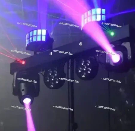 

С сумкой в упаковке, дискотека, КТВ Live Dj Bar, мобильный динамический кронштейн, компьютер, бабочка, луч, шайба с подвижной головкой, встроенный светильник