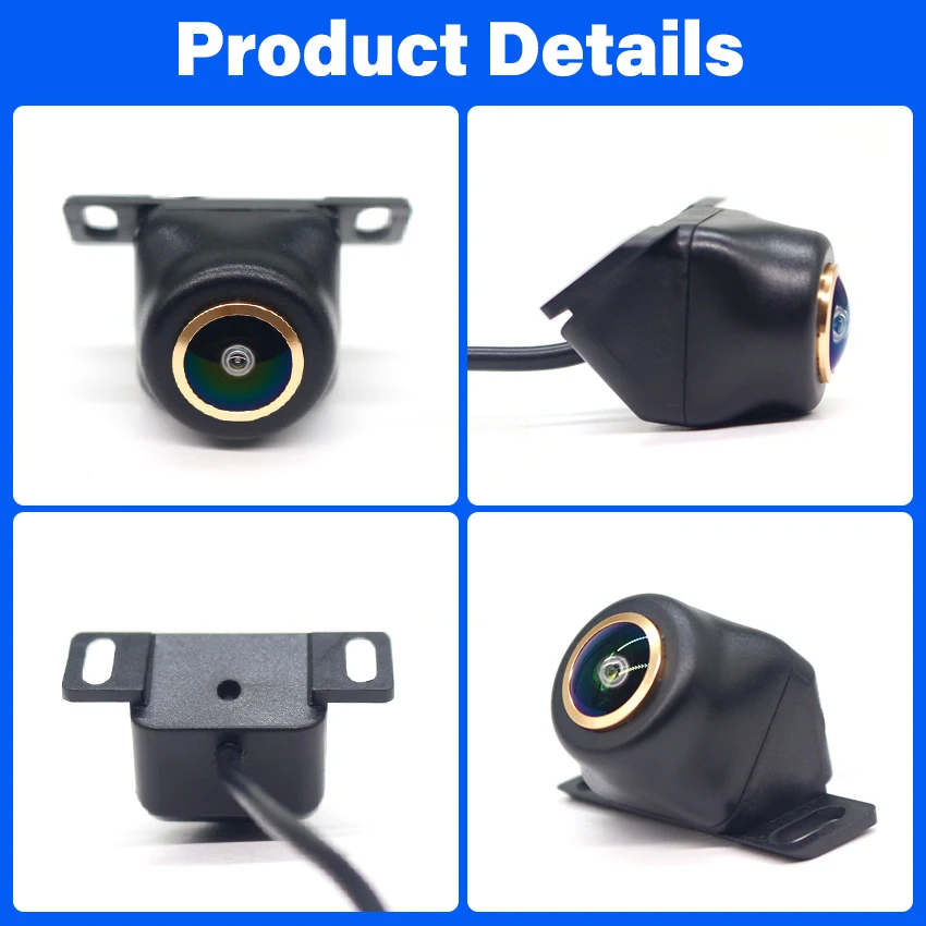 HD 170° 1080P High-definition Night Vision AHD Car Reversing Camera General Motors Rear Parking Cam with 3 Wire Control