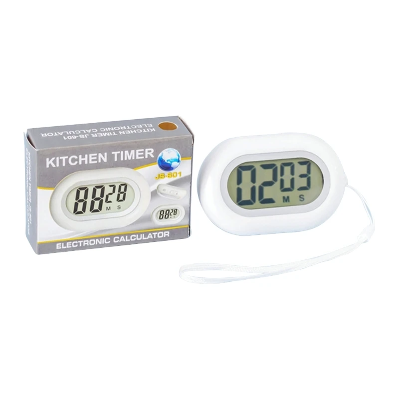 Digital Kitchen Timer Back,Minutes Second Count Up Countdown for Cooking Baking Sports Games Office