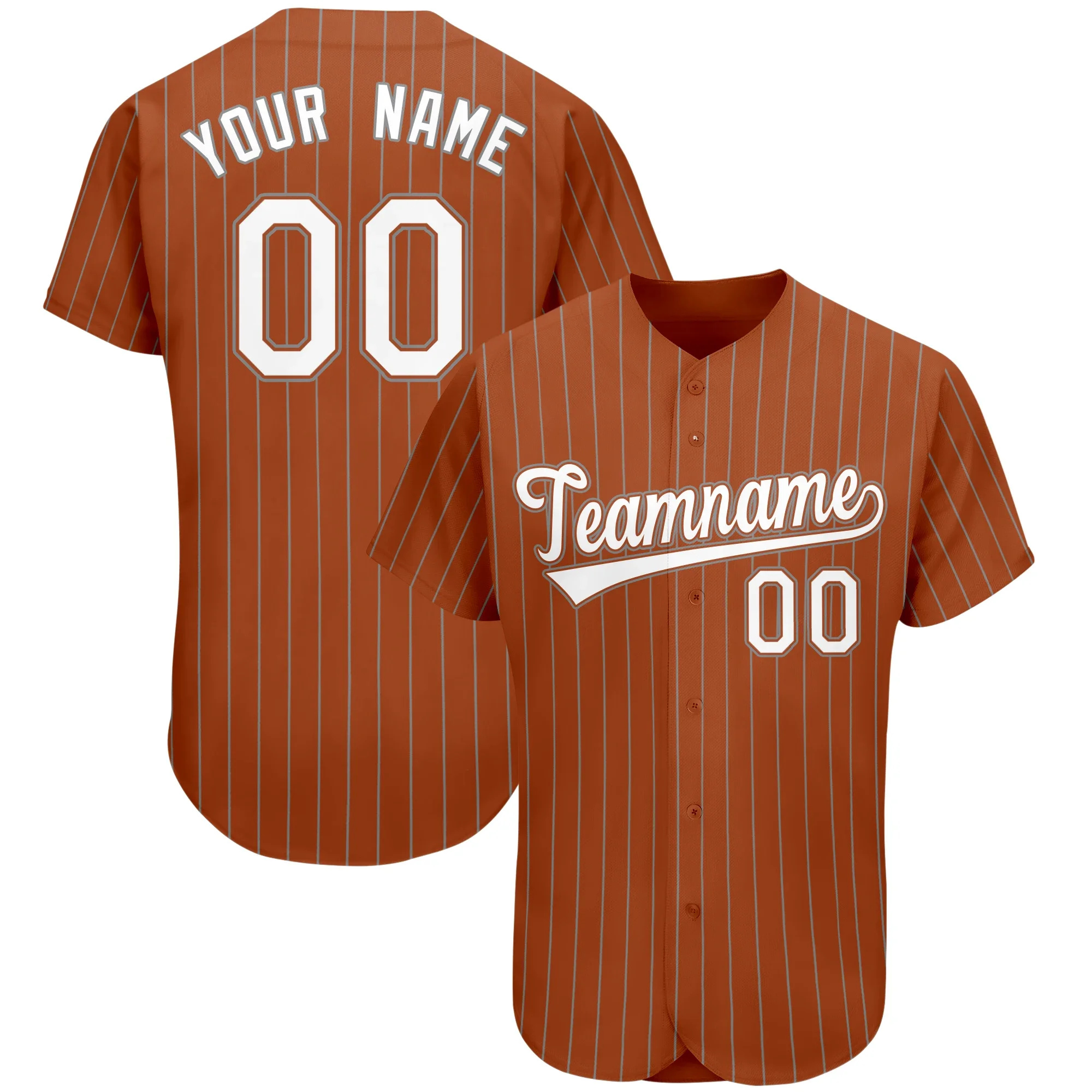 Custom Baseball Jersey Sublimation Personalize Team Sport Print Clothing With Front Back Name Number