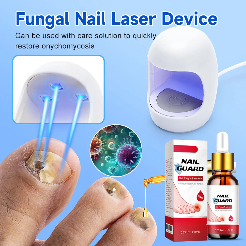 Nail Fungus Treatment Device Repair Toenail Fingernail Treat Toenail Nail Fungal Treatment Essential Oil Onychomycosis