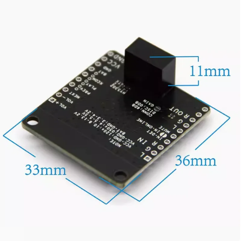 1pcs QCC5125 V5.1 BT Board LDAC Lossless Low Power Consumption with AUX Headphone Amp APTX/APTXLL/APTXHD