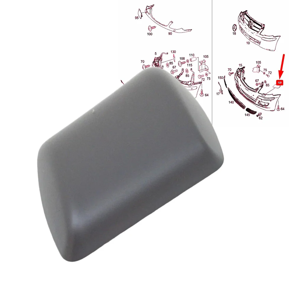 

OE 6398690008 Front Left Headlamp Washer Cover Cap For Mercedes Vito W639 Yellow Rubber Metal Spray Nozzle Lid Replacement