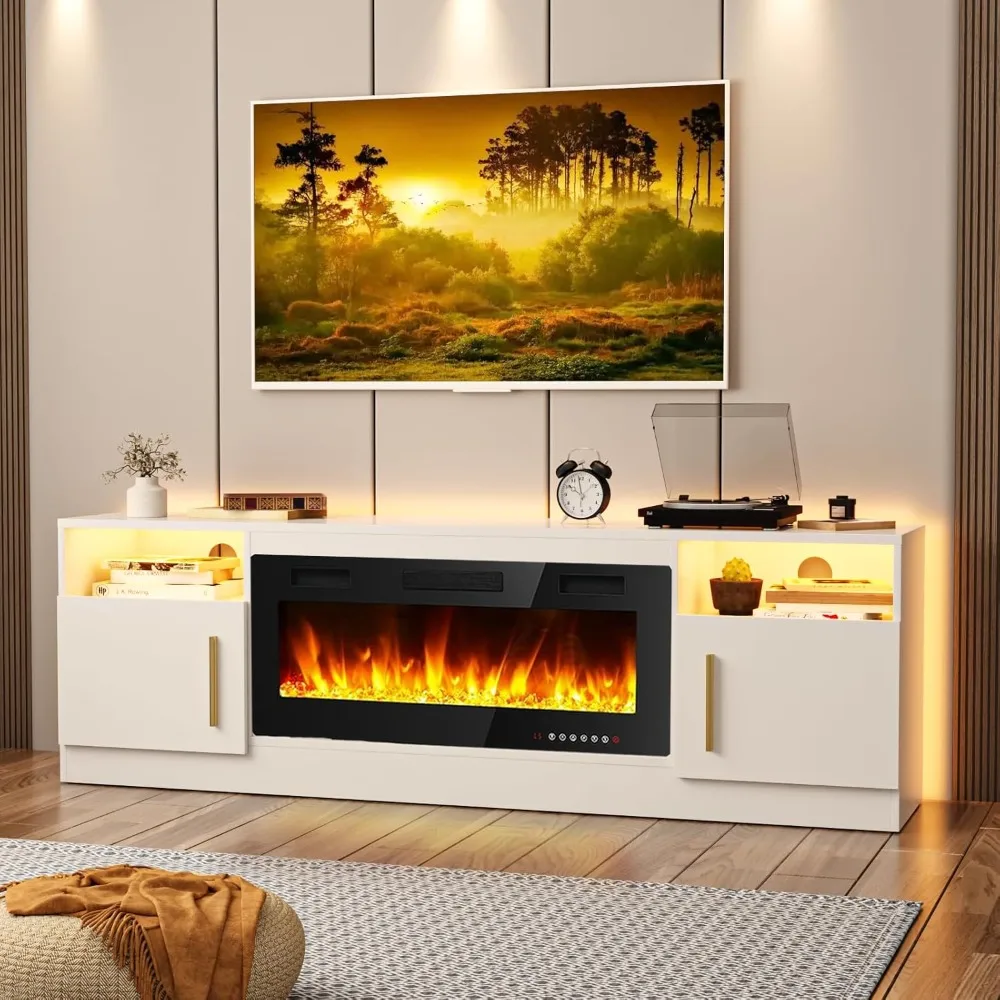 Fireplace TV Stand for TVs Up To 80