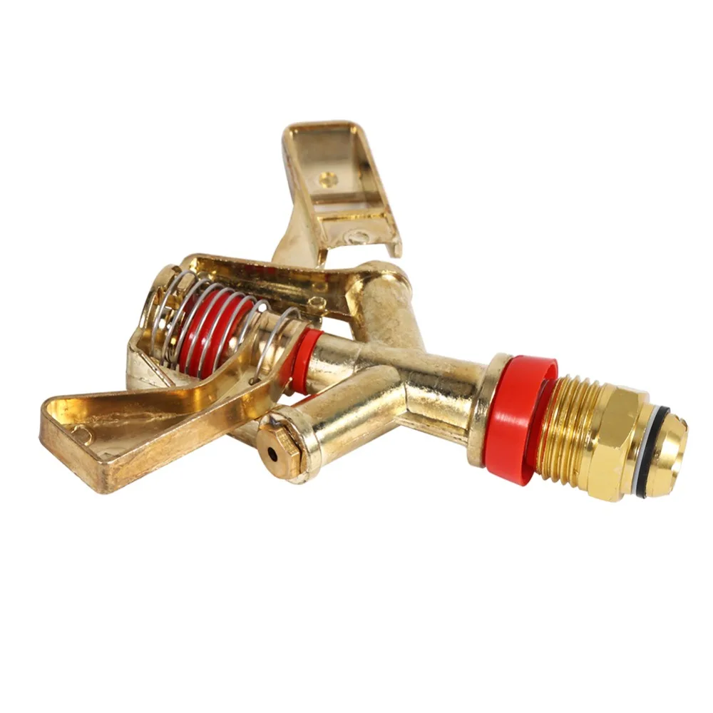 

2PCS 1/2 inch 25mm Male Thread Irrigation Sprinkler Zinc Alloy 360° Adjustable Water Sprinkler Easy To Install Heavy Duty