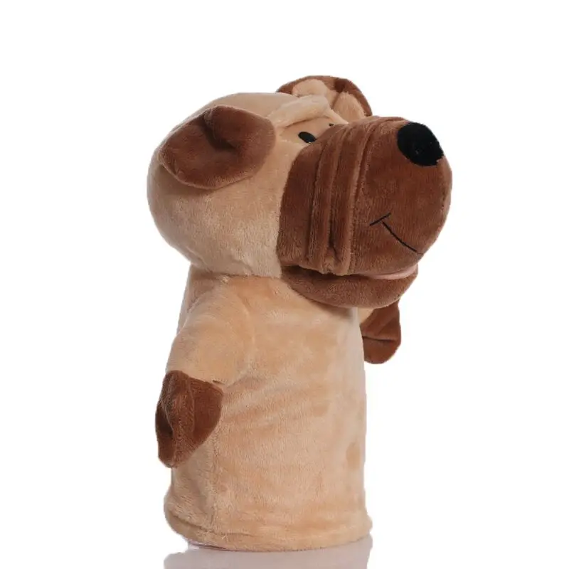 25Cm Dier Hand Hond Leuke Hond Pluche Speelgoed Baby Educatief Handpoppen Verhaal Pretend Spelen Poppen Voor Kinderen Geschenken