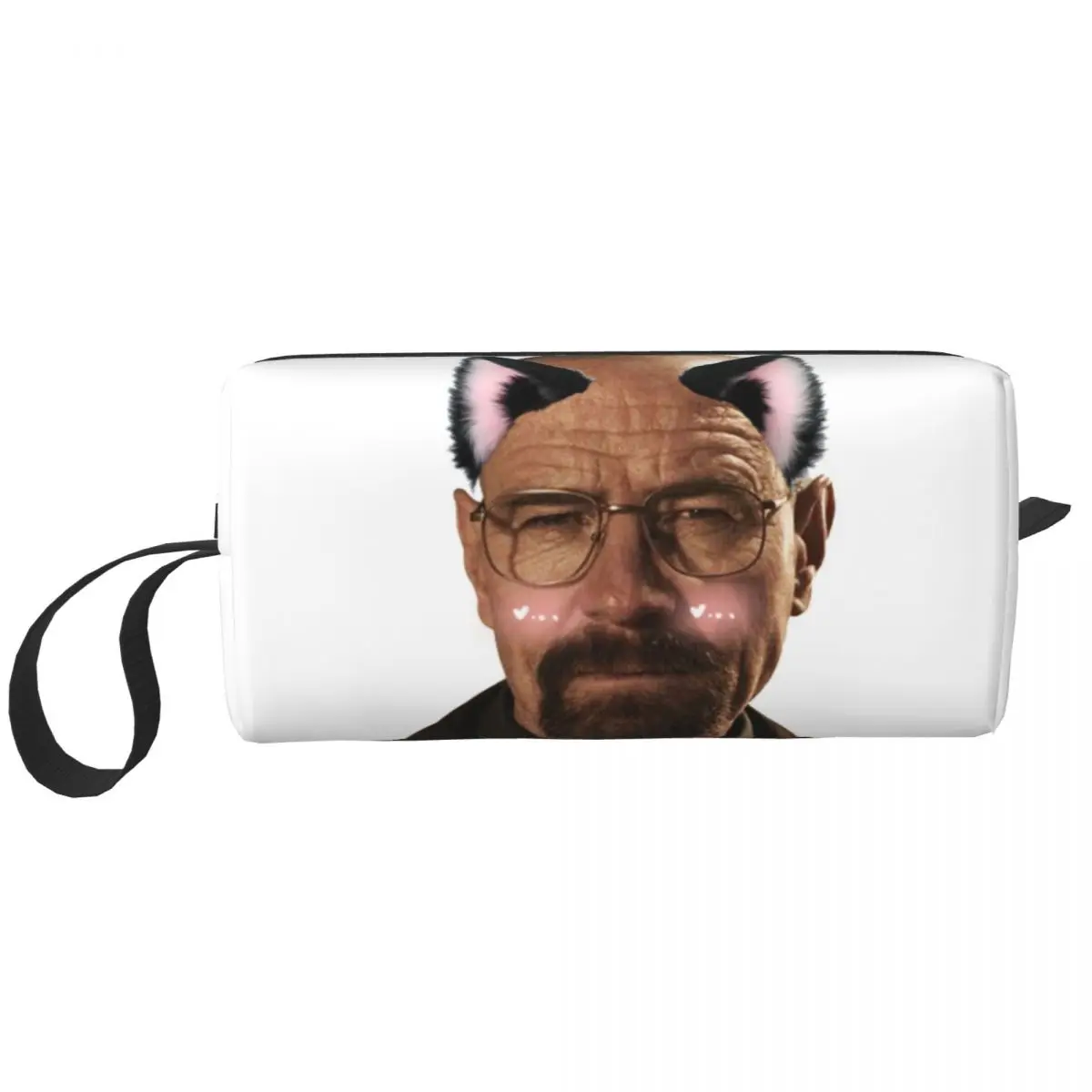 Walter White Breaking Bad Makeup Bag Pouch Waterproof Cosmetic Bag Travel Toiletry Small Makeup Pouch Storage Purse for Women