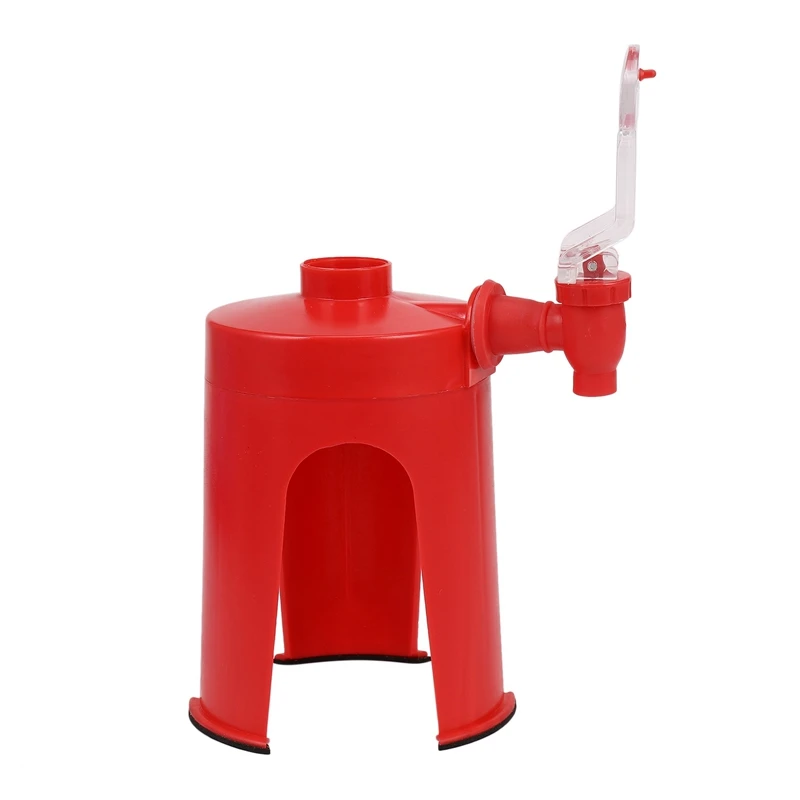 Plastic Mini Hand Pressure Type Inverted Drinking Fountain Coke Bottle Pump To Water Drinking Water Dispenser