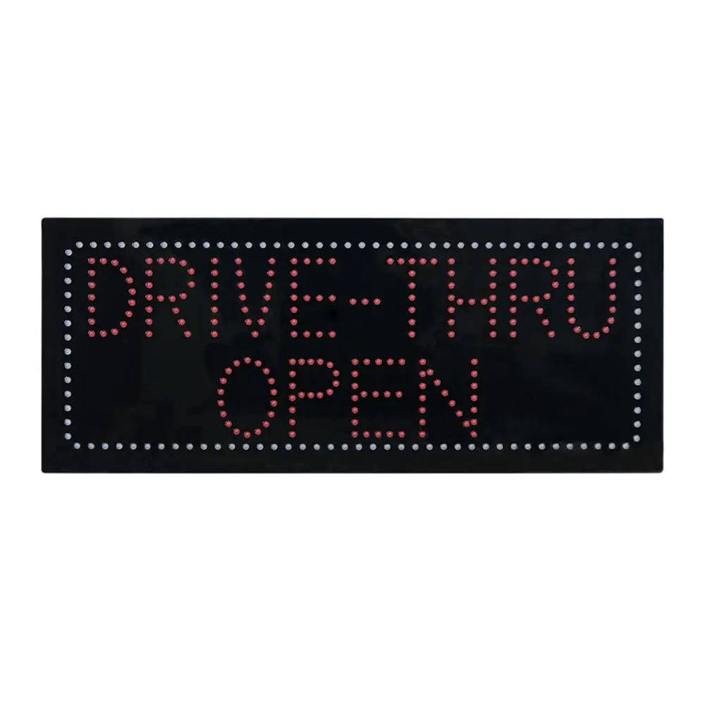 LED Drive Thru Sign for Business, Super Bright Hanging Advertising Board