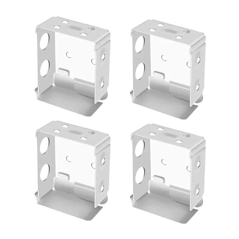 2/4x/Set 5cm Box Mounting brackets Practical Blind Brackets Easy to Use Window blind Headrail brackets for Kitchen